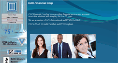 Desktop Screenshot of cacfinancial.com